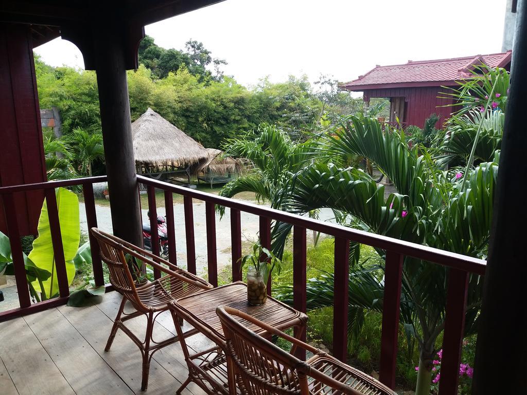 Hotel Khmer House Bungalow Kep Exterior foto