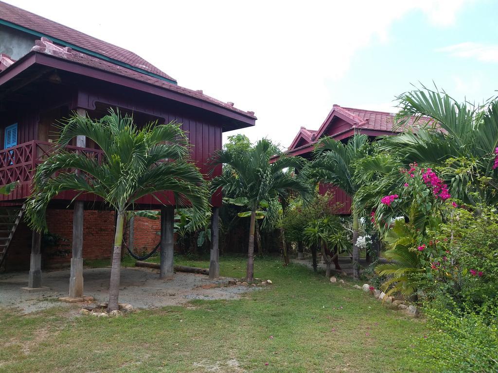 Hotel Khmer House Bungalow Kep Exterior foto